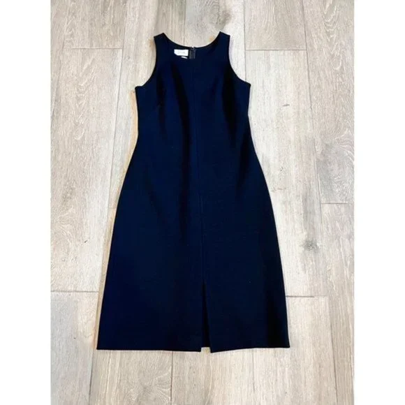 ST. JOHN COLLECTION black Sleeveless Knit Dress size 6 - Picture 10 of 13